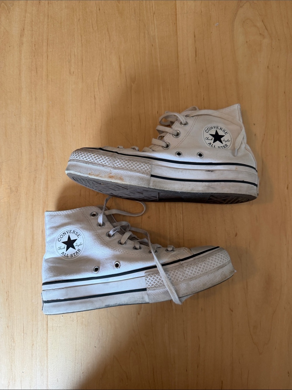 Converse White High Top Sneakers